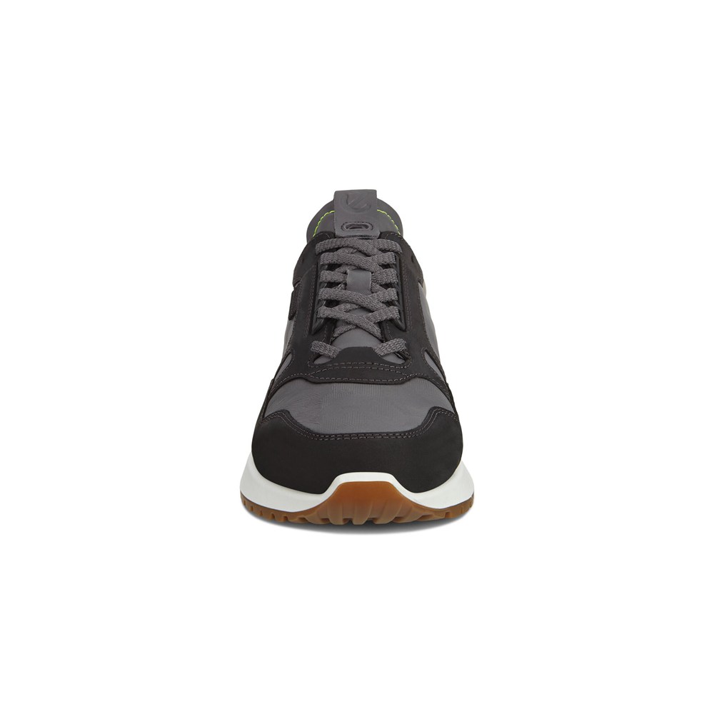 ECCO Mens Sneakers Black - Astirs - JRU-649751